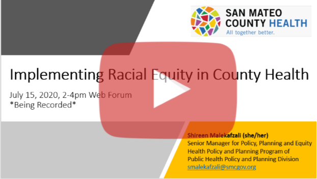Implementing Racial Equity in County Health 